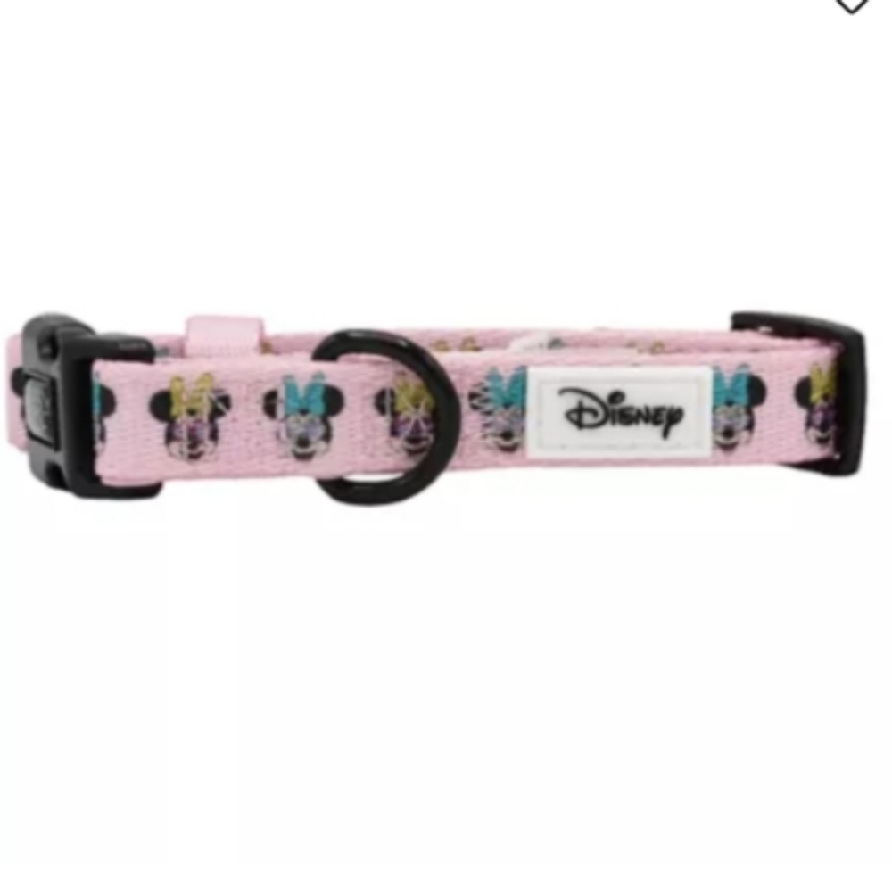 NWT Sassy Woof & Disney Minnie Mouse Designed Dog Collar; Avail in Sz S, M, & L